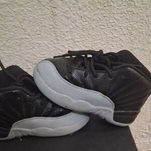 Jordan Kids Black and White Sneakers